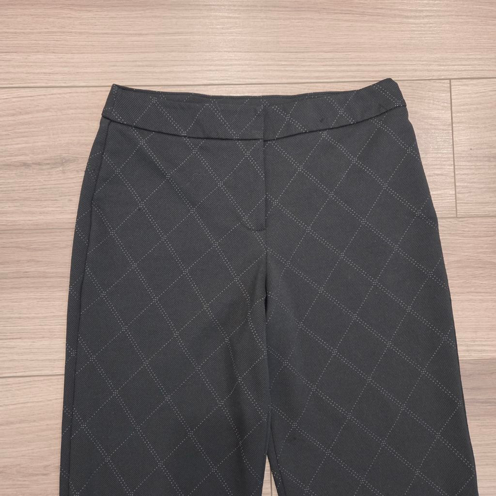 NEW YORK & COMPANY Black White Plaid Trousers size S - Picture 3 of 6